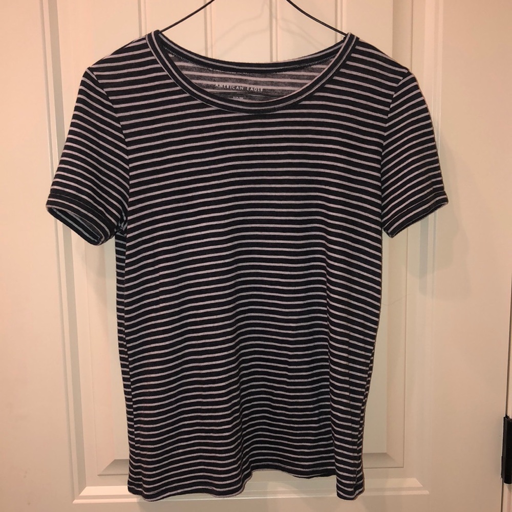 American Eagle, Size Small, Striped Tee